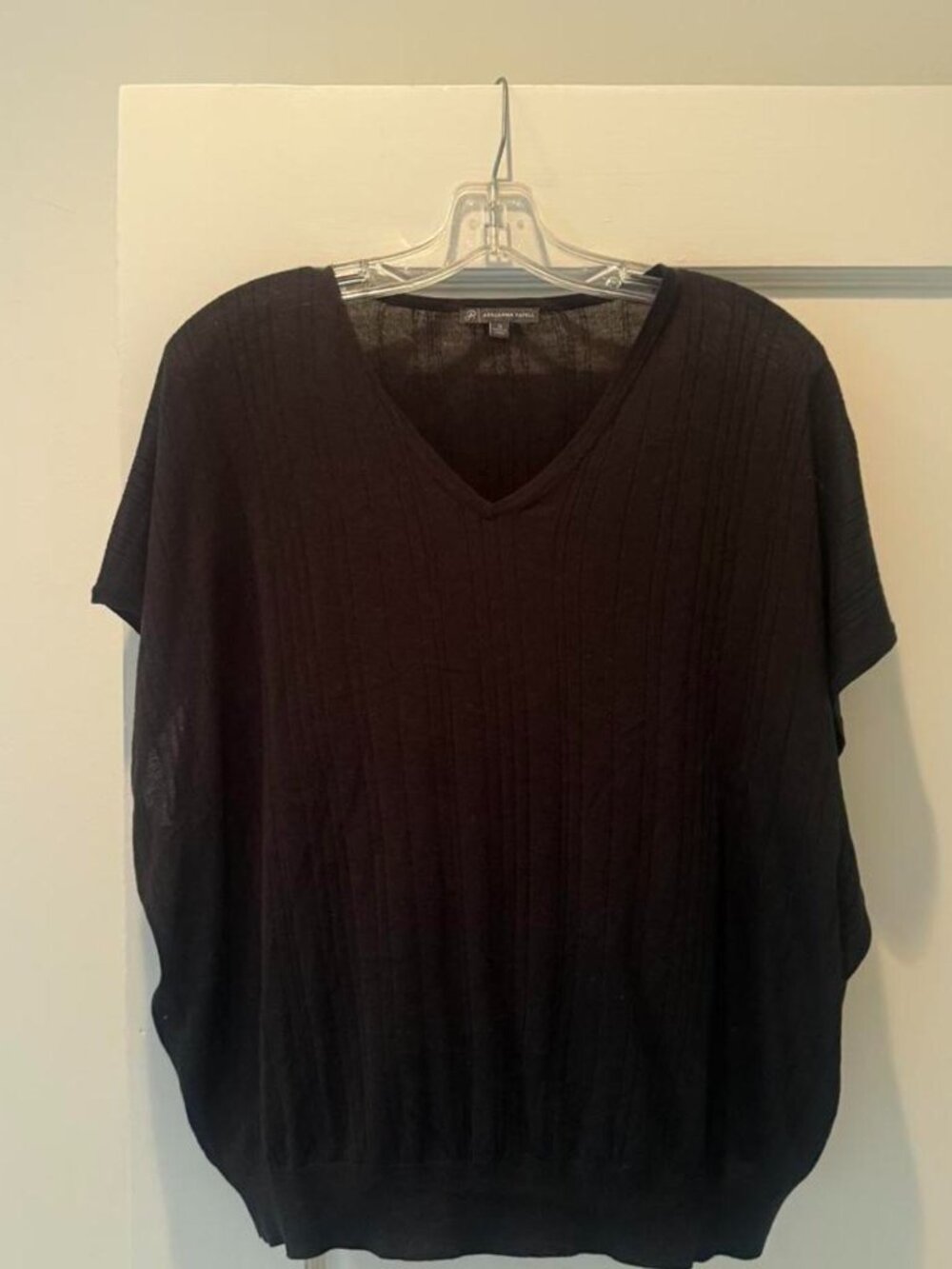 Adrianna Papell Women's Black Blouse